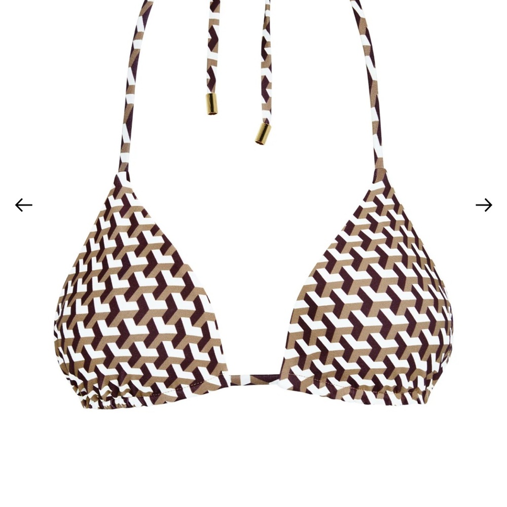 Monday Swimwear Palma Top - Husk Geo